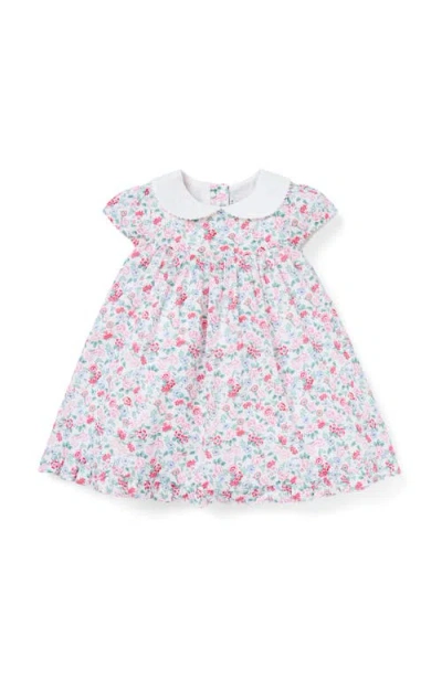 Janie And Jack Baby Ditsy Floral Collar Dress In Multi