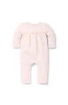 Janie And Jack Baby Floral Quilted One-piece In Pink