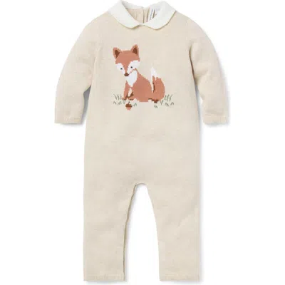 Janie And Jack Baby Fox One-piece In Neutral
