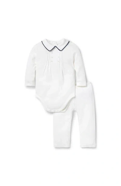 Janie And Jack Baby Pintuck Matching Set In White