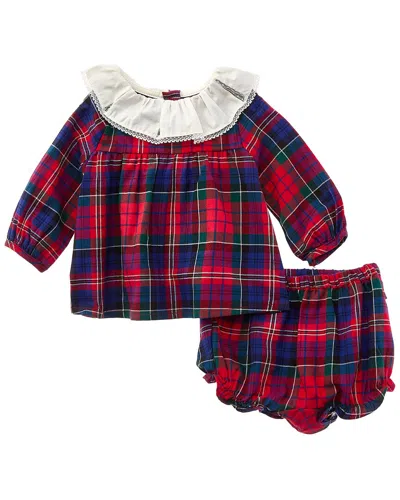 Janie And Jack Baby Tartan Matching Set In Multi
