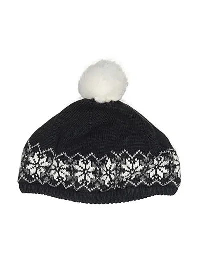 Pre-owned Janie And Jack Kids' Beanie Hat In Black