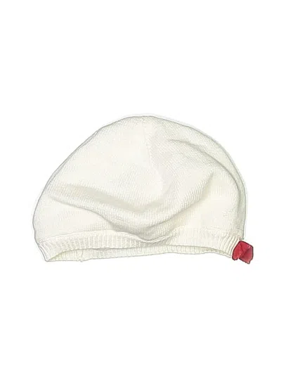 Pre-owned Janie And Jack Babies' Beanie Hat In Ivory