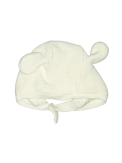 Pre-owned Janie And Jack Babies' Beanie Hat In Ivory