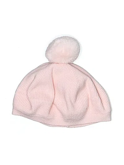Pre-owned Janie And Jack Babies' Beanie Hat In Pink