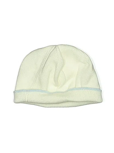 Pre-owned Janie And Jack Kids' Beanie Hat In White