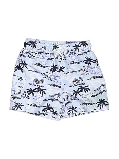 Pre-owned Janie And Jack Kids' Board Shorts In Blue