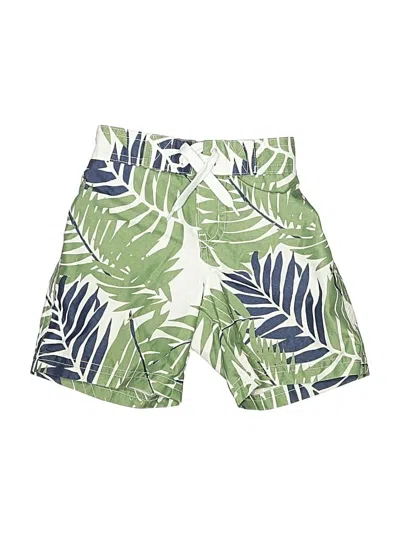 Pre-owned Janie And Jack Kids' Board Shorts In Green