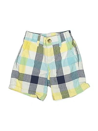 Pre-owned Janie And Jack Babies' Board Shorts In Yellow