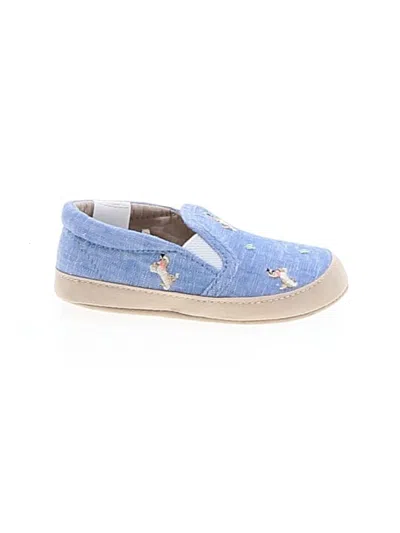 Pre-owned Janie And Jack Babies' Booties In Blue