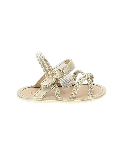 Pre-owned Janie And Jack Babies' Booties In White