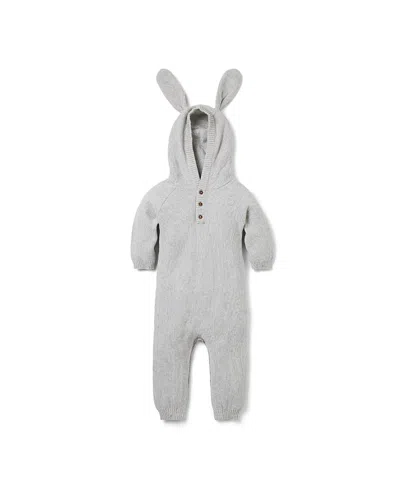 Janie And Jack Boy's The Bunny Ear Hooded One-piece - Baby