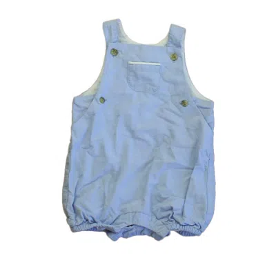 Pre-owned Janie And Jack Kids' Boys Blue Romper