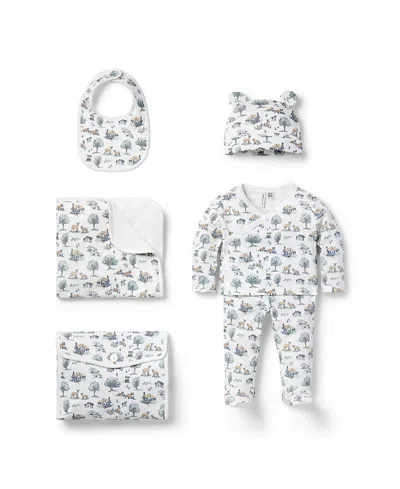 Janie And Jack Boys' Bundle Of Love Gift Set - Baby In White