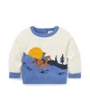Janie And Jack Boys' Cowboy Sweater - Baby In Blue