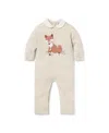 Janie And Jack Boys' Fox One-piece - Baby In Brown