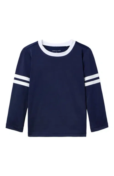 Janie And Jack Babies'  Boys Longsleeve Rashguard In Blue