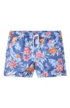 Janie And Jack Babies'  Boys Printed Swim Shorts In Blue