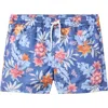 Janie And Jack Boys' Tropical Printed Swim Shorts - Little Kid, Big Kid In Blue