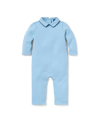 Janie And Jack Boys' Quilted One-piece - Baby In Blue