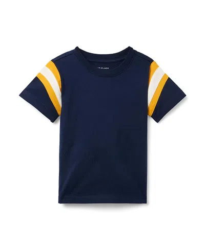 JANIE AND JACK JANIE AND JACK BOYS' STRIPE SLEEVE TEE - LITTLE KID, BIG KID