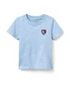 Janie And Jack The J&j Patch Slub Tee In Blue