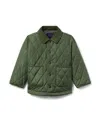 Janie And Jack Boys' The Quilted Barn Jacket - Baby, Little Kid, Big Kid In Green