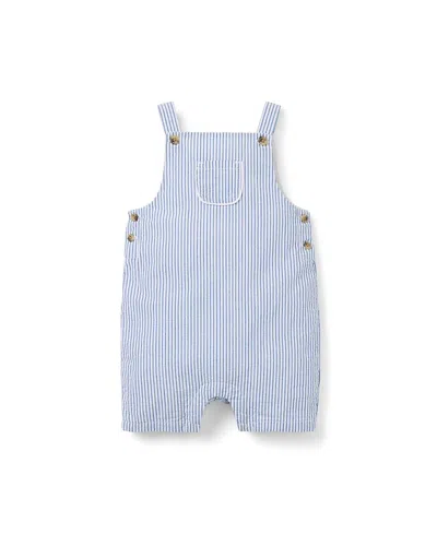 Janie And Jack Boys' The Striped Seersucker Overall - Baby
