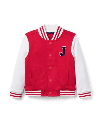 JANIE AND JACK JANIE AND JACK BOYS' THE VARSITY BOMBER JACKET - BABY, LITTLE KID, BIG KID