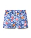 Janie And Jack Boys' Tropical Printed Swim Shorts - Little Kid, Big Kid In Blue