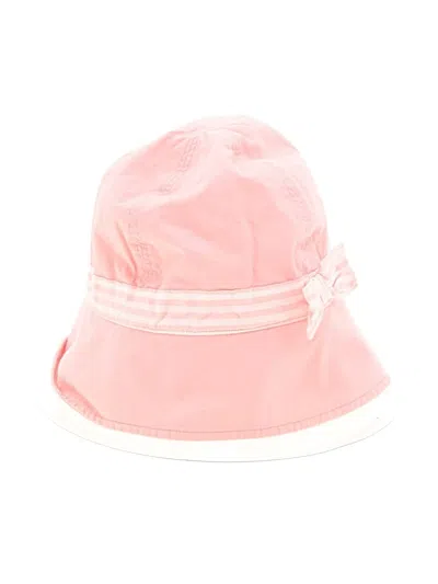 Pre-owned Janie And Jack Kids' Bucket Hat In Pink