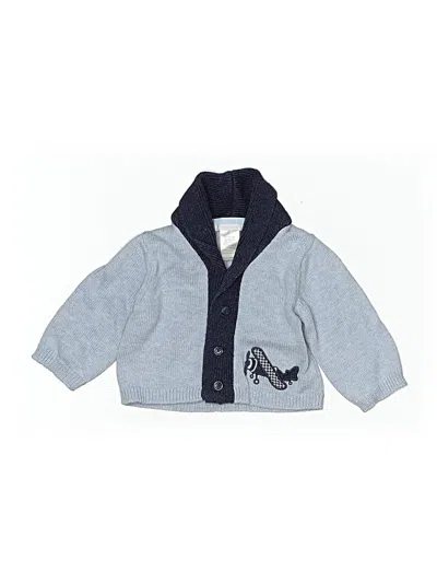 Pre-owned Janie And Jack Babies' Cardigan Sweater In Blue