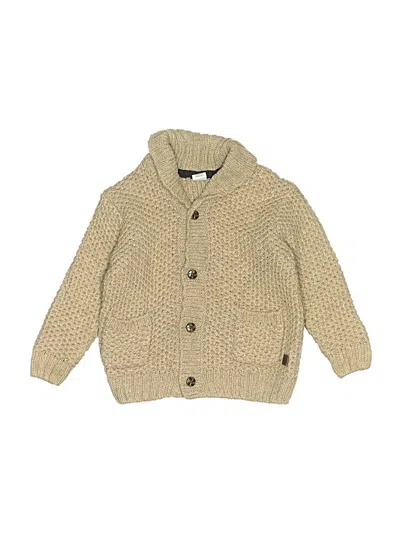 Pre-owned Janie And Jack Kids' Cardigan Sweater In Brown
