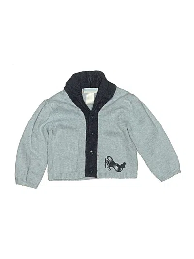 Pre-owned Janie And Jack Kids' Cardigan Sweater In Gray