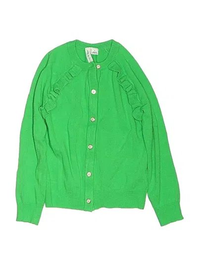Pre-owned Janie And Jack Kids' Cardigan Sweater In Green