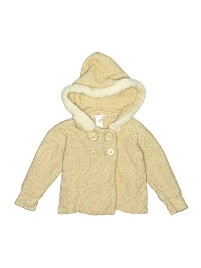 Pre-owned Janie And Jack Kids' Cardigan Sweater In Yellow