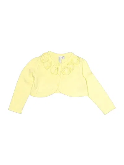 Pre-owned Janie And Jack Kids' Cardigan Sweater In Yellow