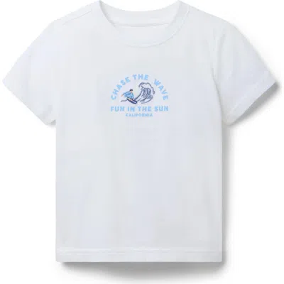 Janie And Jack Babies'  Chase The Wave Tee In White