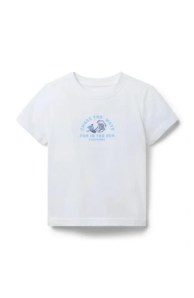 Janie And Jack Babies'  Chase The Wave Tee In White