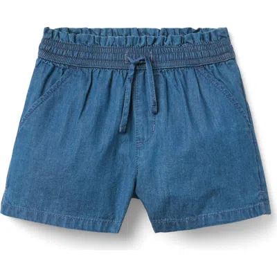 Janie And Jack Babies'  Classic Chambray Short In Blue