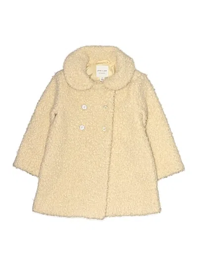 Pre-owned Janie And Jack Kids' Coat In Ivory