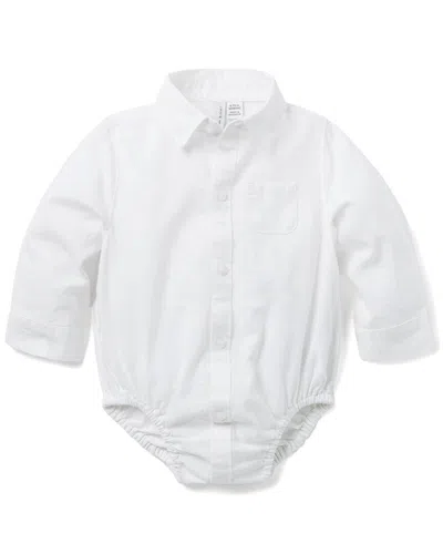 Janie And Jack Kids' Collared Bodysuit In White