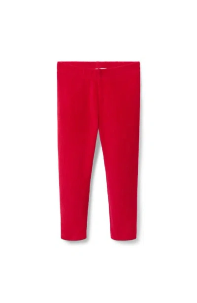 Janie And Jack Kids'  Corduroy Velour Legging In Red