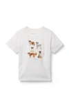 Janie And Jack Dog Friends Tee In White