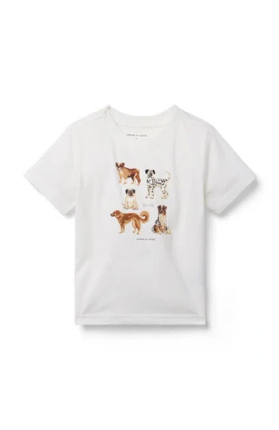 Janie And Jack Kids'  Dog Friends Tee In White