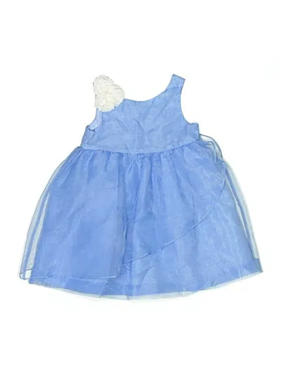 Pre-owned Janie And Jack Kids' Dress In Blue