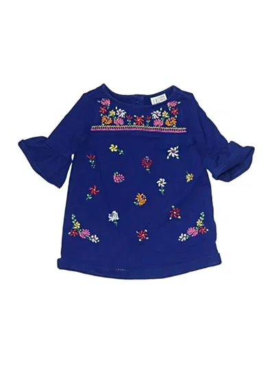 Pre-owned Janie And Jack Babies' Dress In Blue