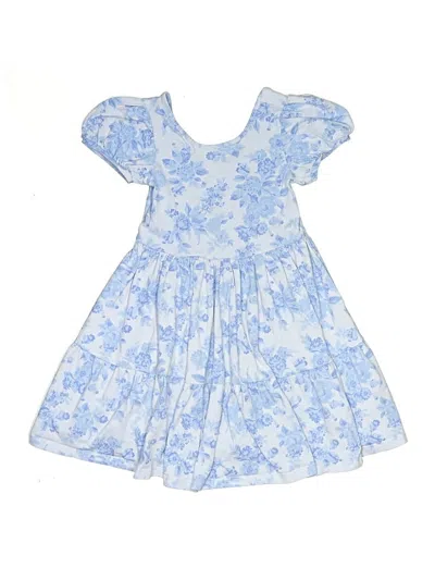 Pre-owned Janie And Jack Kids' Dress In Blue
