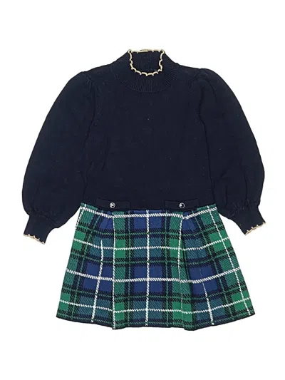 Pre-owned Janie And Jack Kids' Dress In Blue