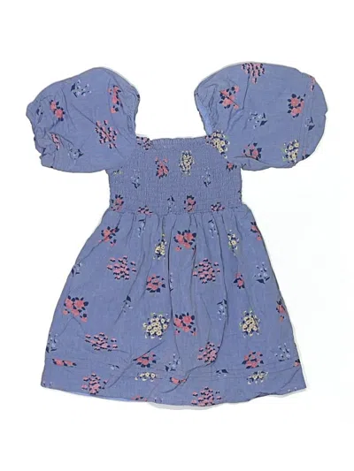 Pre-owned Janie And Jack Kids' Dress In Blue